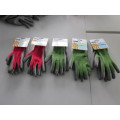 String Knitted Foam Latex Coated Safety Gloves Dkl411